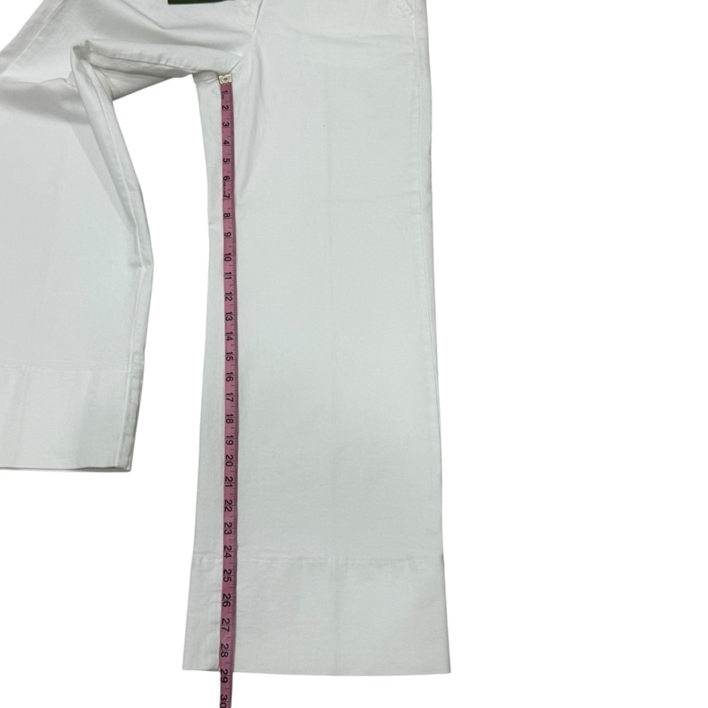 Marella Women's Size 6 US White Lava Denim Wide Leg Jeans Pants Trouser NWT $275 - Picture 8 of 16